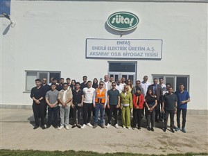 ASÜ Elektrik ve Enerji Öğrencilerinden Sütaş Aksaray Entegre Süt Tesislerine Teknik Gezi