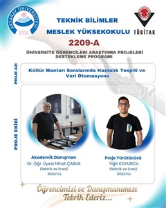 TÜBİTAK 2209-A Üniversite Öğrencileri Araştırma Projeleri Destekleme Programı Proje Kabülü