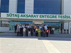 ASÜ Elektrik ve Enerji Öğrencilerinden Sütaş Aksaray Entegre Süt Tesislerine Teknik Gezi
